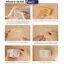 MAKY Cotton Swag Giá Đỡ Kéo Ra Miếng Lót Cotton Hộp Bảo Quản Nhựa Trong Suốt Cho Phòng Tắm Vanity Trang Điểm Bàn Tổ Chức VN