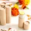 5 Cái / lốc Giấy Kraft Đẩy Lên Ống Phân Hủy Sinh Học Tông Mỹ Phẩm Hình Trụ Paaging Son Dưỡng Môi Hộp Khử Mùi