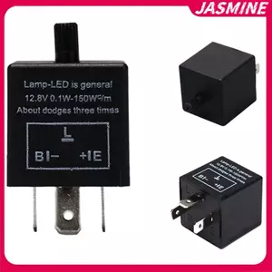 JASMINE CF14 3 Pin Điều Chỉnh 12V LED Flasher Rơle Xe Biến Tín Hiệu Báo Blinker Ánh Sáng JASMINE