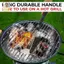Bàn chải nướng BBQ Dụng cụ làm sạch thịt nướng Dây thép không gỉ ELWW