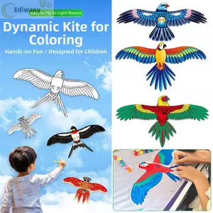 EDIWANY Graffiti Động Lực Đại Bàng Diều, Diều Đại Bàng Lớn Bằng Nhựa 35cm, Quà Tặng Trẻ Em Hoạt Hình DIY Đồ Chơi Chim Bay Diều Sân Vườn Thể Thao Ngoài Trời