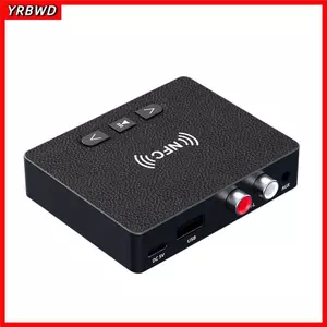 Bộ thu Bluetooth 6.0 YRBWD, Bộ chuyển đổi âm thanh không dây giắc cắm AUX 3,5 mm rảnh tay, Bộ chuyển đổi âm nhạc quang học USB Play FM Stereo RCA chuyên nghiệp cho loa ô tô TV