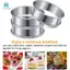 Nhẫn Muffin 4 Inch Nhẫn Crumpet, Bộ 20 Nhẫn Muffin Inox Khuôn Cán Đôi Tart Nhẫn Tròn Tart Nhẫn