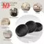 6 x Nhựa Đen Đường Kính Ống Tròn Ống Lắp Nắp