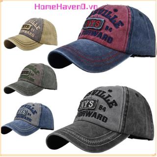 HOMEHAVEN Đau Khổ Mũ Mờ, Thể Thao Ngoài Trời Mùa Hè Thêu Chữ Mũ Bóng Chày, Mũ Chống Nắng Hip Hop Denim Thời Trang Nam Nữ