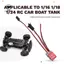 Dành cho DIY Mini 1 / 16 1 / 18 1 / 24 RC Car Boat Tank Tương thích Micro ESC 30A Bộ điều khiển tốc độ điện chải 2S 4-8v PH2.0 Plug