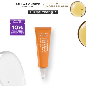 Tinh Chất Làm Sáng Da Và Mờ Nám Chuyên Sâu Paula's Choice 25% Vitamin C + Glutathione Clinical Serum -5ml mã 1497