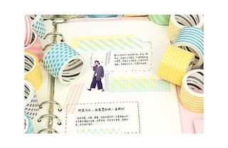 🌸 Washi tape bản to họa tiết đơn giản: sọc, gạch ngang, chấm bi, caro 💕✨ Bán lẻ từng cuộn