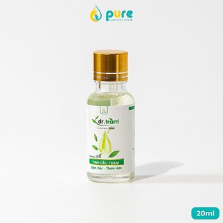Tinh dầu Dr.Tràm PURE - Giữ ấm trẻ sơ sinh, trẻ nhỏ - Kháng khuẩn - Phòng cảm lạnh, trúng gió 20ml