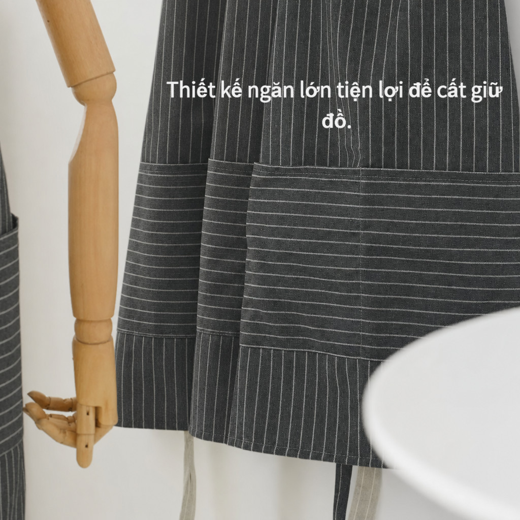 2026 Tạp dề cổ dây phong cách Nhật Bản mới, Unisex, Thích hợp cho nhà bếp gia đình, nhà hàng, nấu ăn và làm việc (Smock / Thắt lưng) | BigBuy360 - bigbuy360.vn