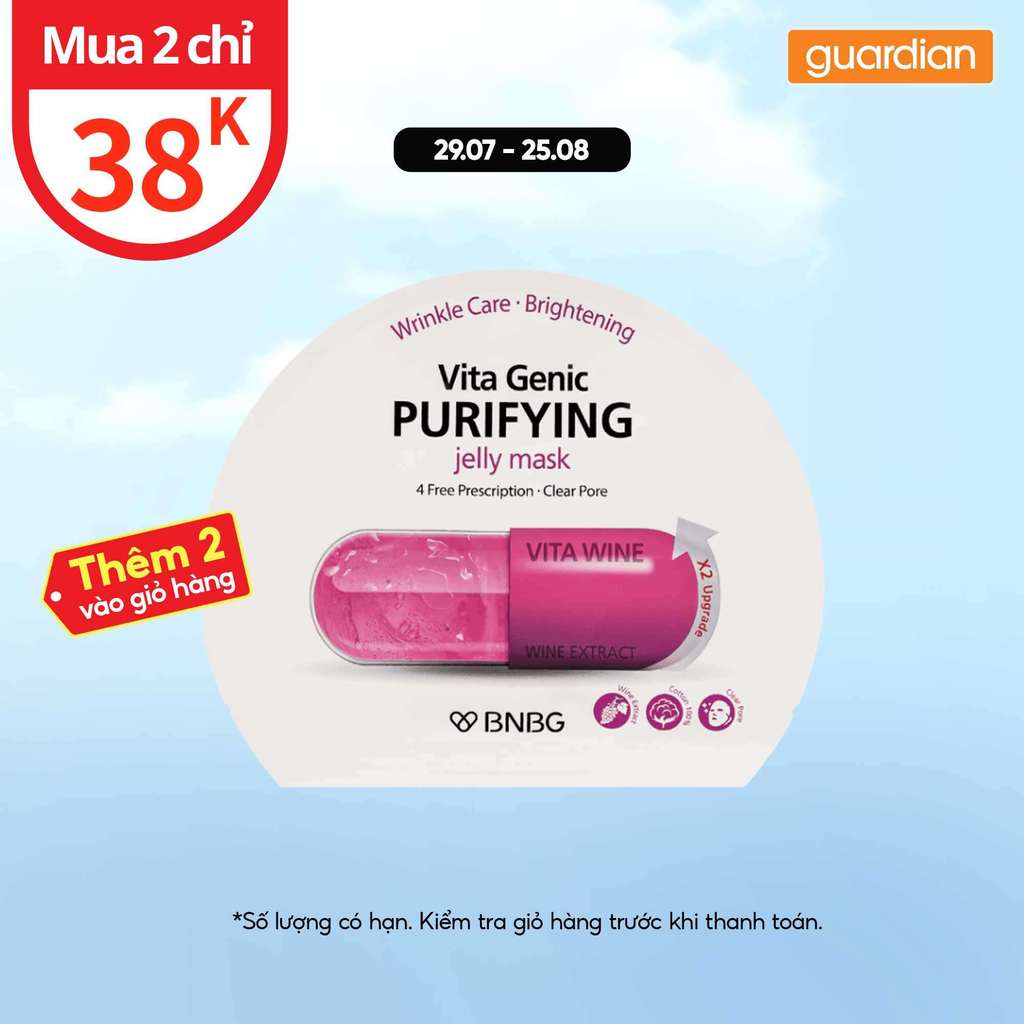 Mặt Nạ Làm Sạch Da BNBG Purifying Jelly Mask 30ml | Guardian Việt Nam
