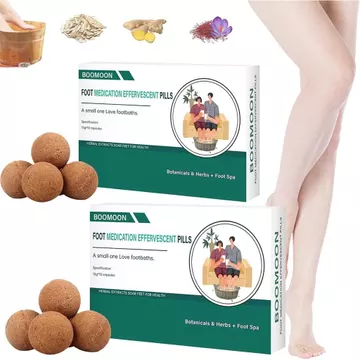 Thuốc sủi bọt Mediion, Viên sủi bọt tinh dầu tắm chân, Ngâm chân thảo dược, Ngâm cơ thể, Ngâm tắm chân Massage thư giãn (3 Hộp)