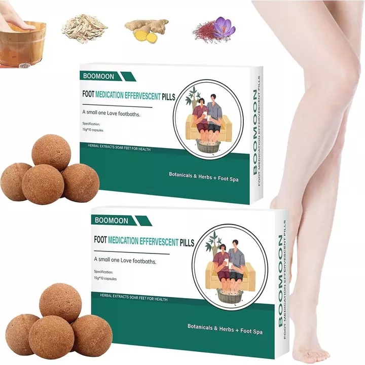 Thuốc sủi bọt Mediion, Viên sủi bọt tinh dầu tắm chân, Ngâm chân thảo dược, Ngâm cơ thể, Ngâm tắm chân Massage thư giãn (3 Hộp)