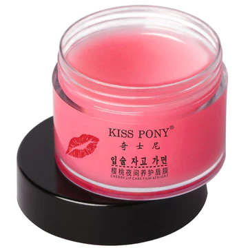 Son dưỡng môi ban đêm dành cho nữ Cherry Dưỡng ẩm môi Dưỡng ẩm Nuôi dưỡng Mặt nạ môi dưỡng ẩm