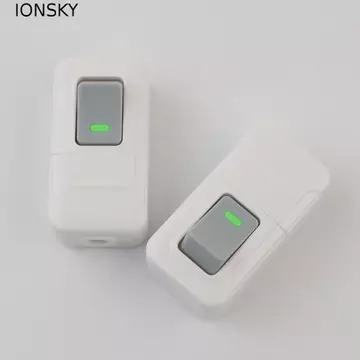 OFF WHITE IONSKY 30 Chiếc Nút Nhấn Công Tắc, Công Tắc Điều Khiển Giữa 10A 250V, Công Tắc Hình Thuyền BẬT TẮT Công Tắc Dây Trắng Công Tắc Nguồn Đèn Led