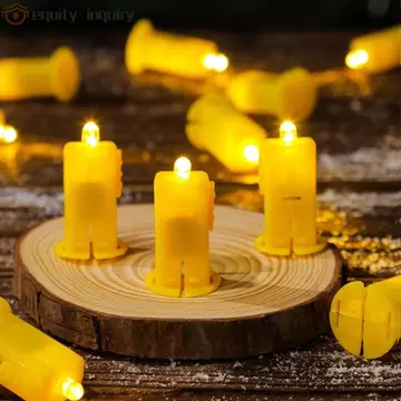 YÊU THÍCH YÊU THÍCH 10 Chiếc Đèn Lồng Đèn LED Wick, Chất Liệu DIY Tích Hợp Đèn Lồng Đèn Lồng, Phụ Kiện Đèn Lồng Đèn Điện Tử Màu Vàng Thu Nhỏ Ác Đèn Đèn Đèn Lồng Giấy