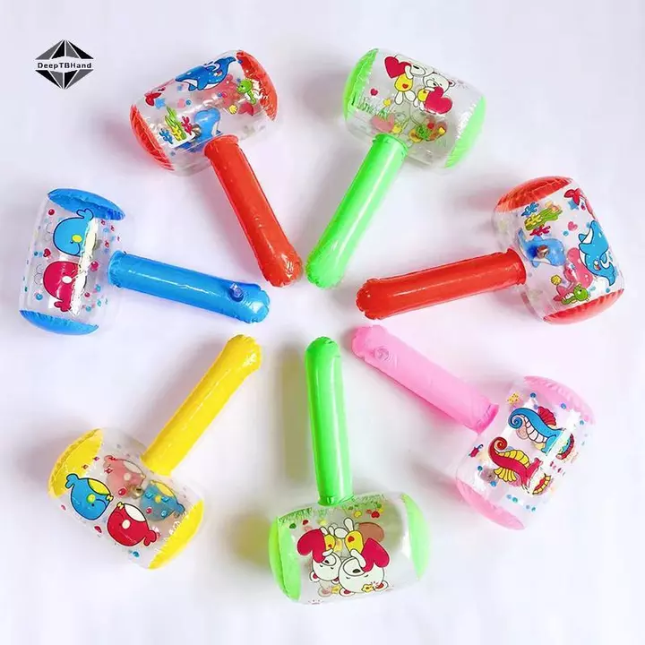 < DeepTBHand > Búa bơm hơi có chuông Air Hammer Đồ chơi trẻ em Đồ chơi trẻ em Đồ dùng dự tiệc Đồ chơi bơm hơi Đồ chơi bể bơi Đồ chơi trẻ em Đẹp
