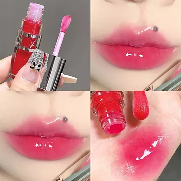 Nhấp nháy miệng như thiên hà nhào!Pseudo-Yan Dudu Lip Mirror Water Gloss Lip Glaze Lip Mirror Gloss Lip Gloss