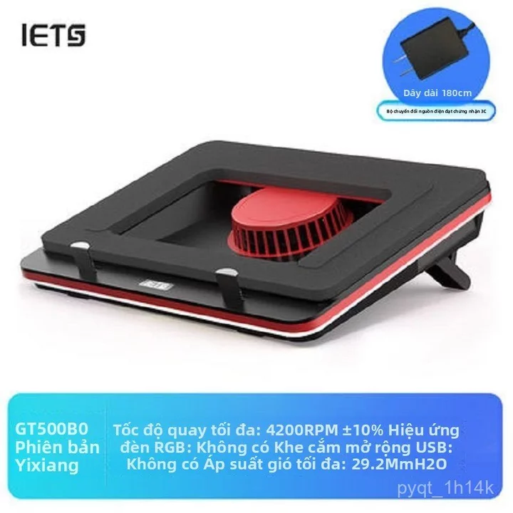 Đế tản nhiệt laptop IETS giá đỡ gaming nước gió ép tản nhiệt hiệu quả cao