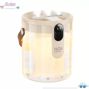 Máy tạo độ ẩm không khí BOLSA, Máy tạo độ ẩm lấp đầy hàng đầu 1,5L có thể sạc lại, Máy tạo sương mù có đèn LED Máy tạo độ ẩm thông minh di động cho phòng ngủ, văn phòng tại nhà
