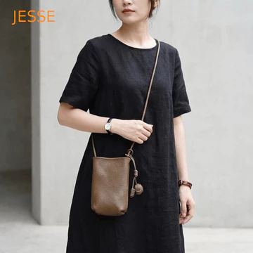 Women's Minimalist PU Leather Crossbody Bag