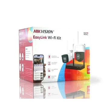 Bộ Kit camera IP DS-J142I/NKS422W03H Wifi 2.0 Megapixel HIKVISION, kết nối Wi-Fi 6, Camera Bullet và Camera PTZ