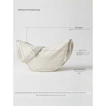 Women's Handbag – Water-Resistant, for Travel, Grey