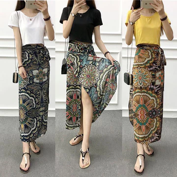 Váy Quấn Sang Trọng Phong Cách Dân Tộc Váy Một Mảnh Mùa Hè Tu Dân Tộc Quấn Váy Một Mảnh Vải Váy Dài Một Mảnh Váy V
