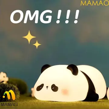 Đèn ngủ MAMAO Panda Pat, Cảm biến cảm ứng Đèn LED Panda chiếu sáng xung quanh, Đèn cảm biến trong nhà mềm mại sáng tạo Đèn cảm biến trong nhà cho trẻ em Phòng trẻ em
