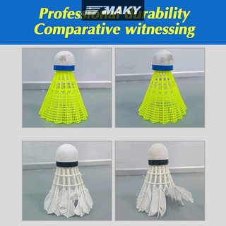 Newwellknownepic 1 CÁI Cầu Lông Nhựa Vàng Trắng Học Sinh Cầu Lông Nylon VN