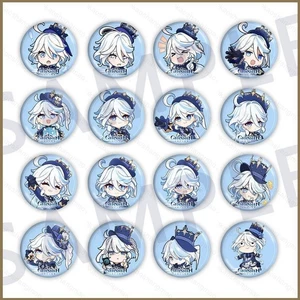 HK1 Genshin Tác Động Furina Huy Hiệu Anime Chân Hoạt Hình Focalors Fontaine Tròn Thổ Cẩm Túi Mặt Dây Chuyền Bộ Sưu Tập Quà Tặng Cho Trẻ Em