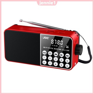 Máy nghe nhạc phát sóng Đài phát thanh không dây tương thích Bluetooth Máy nghe nhạc MP3 không dây Màn hình kỹ thuật số Máy nghe nhạc MP3 âm thanh nổi cho cơn bão khẩn cấp [jennie1.vn]