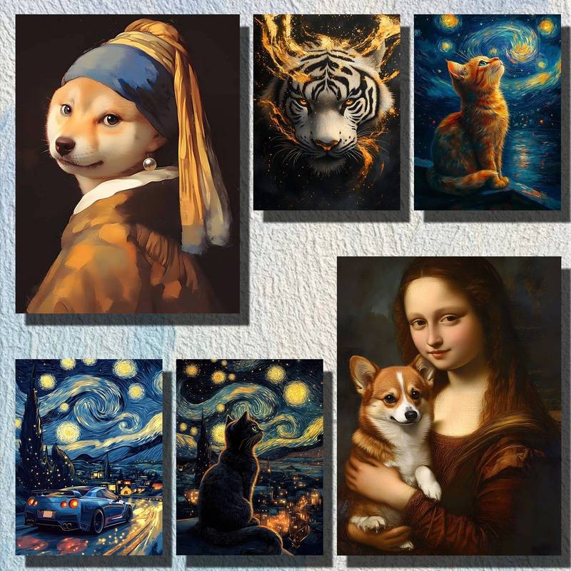 Regal Tranh Cổ Điển Canvas Baroque Cung Điện Thần Thoại Cảnh Trong Dầu Phong Phú Như Nghệ Thuật Trang Trí Tường Nhà Canvas Poster