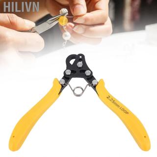 hilivn 2.25mm One Step Looper 9 Pin Looping Kìm cho 18-26 Đồng hồ đo Thủ công Dây Vàng Bạc Đồng Sắt cuộn dây Tay cầm màu vàng
