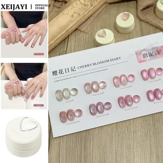 ANNIES Nhật Ký Hoa Anh Đào Gel Mắt Mèo Gel Móng Tay Gương Đặc Biệt Trong Suốt Thủy Tinh Hạt Mắt Mèo Trị Liệu Bằng Ánh Sáng Nghệ Thuật Tiệm Làm Móng Tay