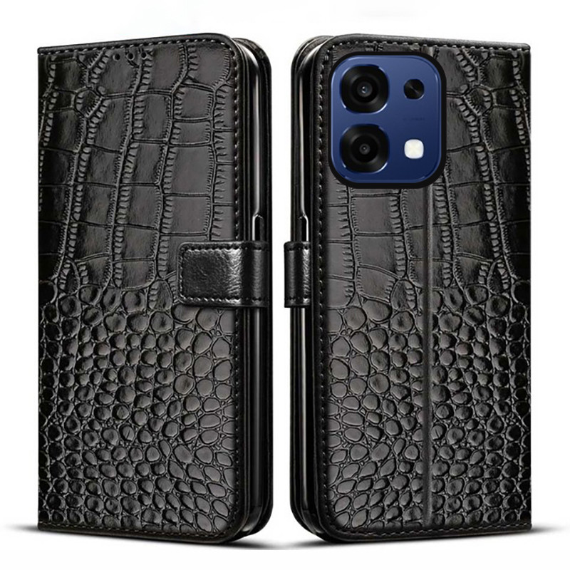 Ốp Điện Thoại Cho OPPO A6 Pro 5G Đựng Thẻ Từ Tính Lật Da Đứng Chống Sốc OPPO A6 Pro 4G Vỏ Ví Bảo Vệ