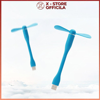 Quạt cắm sạc dự phòng 2 cánh rời, quạt mini USB, quạt tháo lắp, làm mát cá nhân, nhỏ gọn, giá rẻ - QUSB