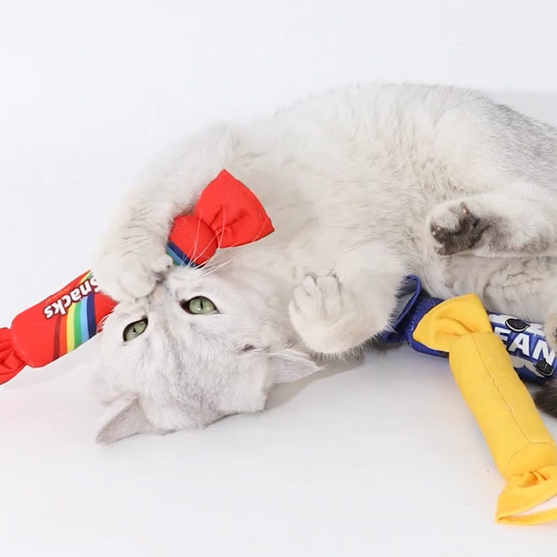 HIDREAM Đồ Chơi Mèo Catnip Infused Âm Thanh Nhăn Nha Khoa Sức Khỏe Sang Trọng Tương Tác Cho Mèo Trong Nhà