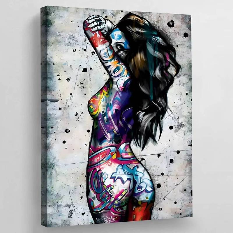 Nghệ thuật đường phố, Nghệ thuật treo tường Graffiti, Tranh vải, Áp phích và bản in, Tranh phòng ngủ, Trang trí nội thất