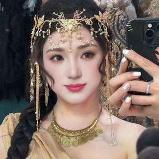 1 băng đô thủ công retro đẹp vương miện tóc