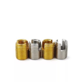Thép không gỉ Loại 302 Nẹp tự khai thác / Vỏ bọc ren tự khai thác / Vỏ bọc ren / Vỏ bảo vệ có rãnh M2-M12 [JYD-ZZ-Z]