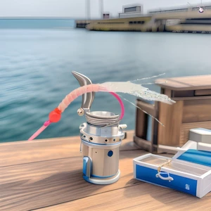 Trắng Egret LF852 Glow-in-the-Dark Sea Mồi Câu Cá Móc Cho Màu Vàng Croaker Bay Câu Cá Jig Ruồi Câu Cá