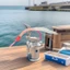 Trắng Egret LF852 Glow-in-the-Dark Sea Mồi Câu Cá Móc Cho Màu Vàng Croaker Bay Câu Cá Jig Ruồi Câu Cá