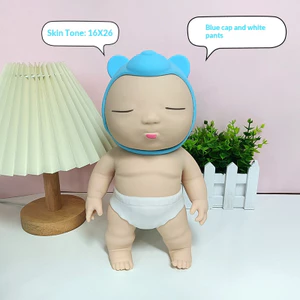 Đồ chơi giảm căng thẳng búp bê dễ thương với chất liệu TPR mềm, Squishy phục hồi chậm để thư giãn và vui nhộn