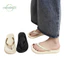 Dép đi biển CATMALLER88, Dép xỏ ngón nữ đầu tròn chống trượt, Giày đế mềm thời trang thoải mái mùa hè