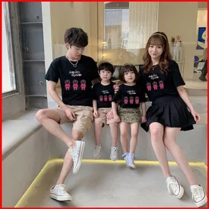 Mực Trò Chơi Họ Tee Áo Sơ Mi Tay Ngắn Tròn Sáu Netflix Áo Nam Nữ Trẻ Em Áo Thun Giáng Sinh Plus Kích Thước