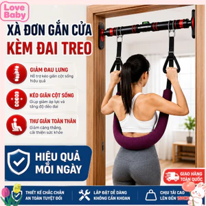 đai kéo cột sống thắt lưng giảm đau lưng thư giãn cơ vải nhung mềm thoáng khí người ngồi lâu