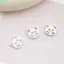 QEARY 40 Chiếc Nút Kitty, Nút Mèo Calico Nhựa 12 Mm, Thời Trang Đầy Màu Sắc Sáng Tạo Dễ Thương Đầu Mèo Con Nút Quần Áo Áo