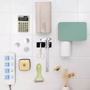 Phong Cách Nhật Bản Dính Từ Tính Dán Hộ Gia Đình Cửa Trượt Hộp Khăn Giấy Dán Tủ Lạnh Bảng Đen Hỗ Trợ Giảng Dán Từ Tính 2 Miếng 7.1