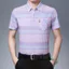 Áo sơ mi Polo ngắn tay thoải mái cho nam mùa hè có túi, áo ngắn tay bằng lụa băng
